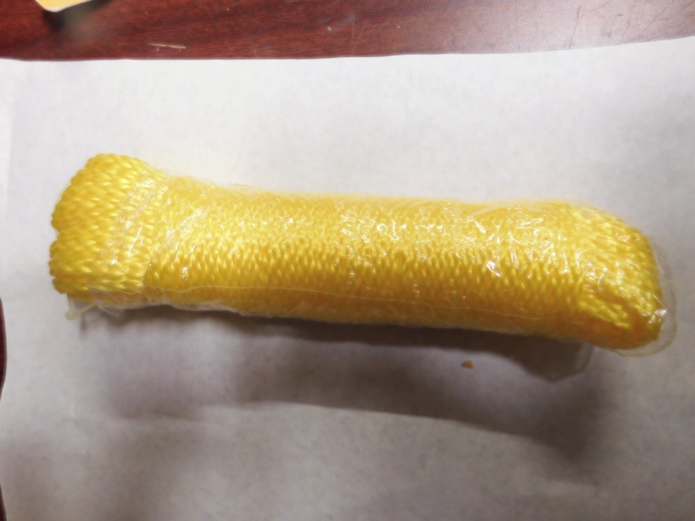 Shoreline marine Poly Multi-Purpose Line,1/4" x 100FT-Yellow