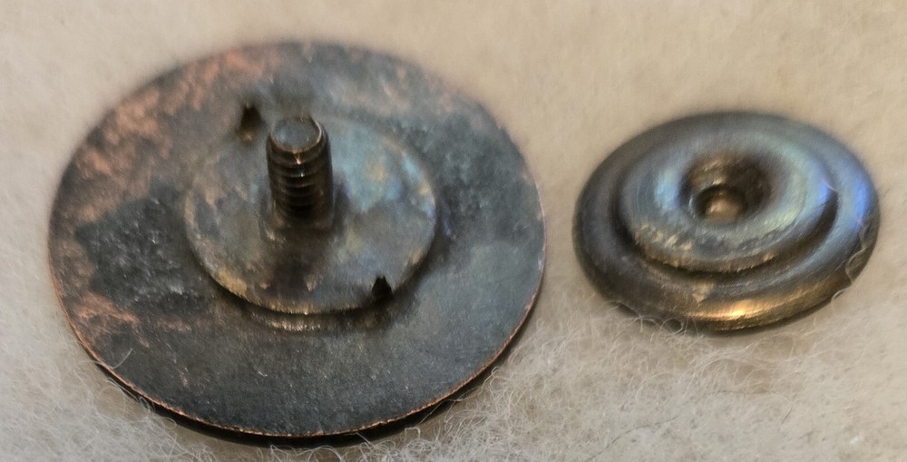 WW1 US Cavalry A Company Collar Disc w/nut