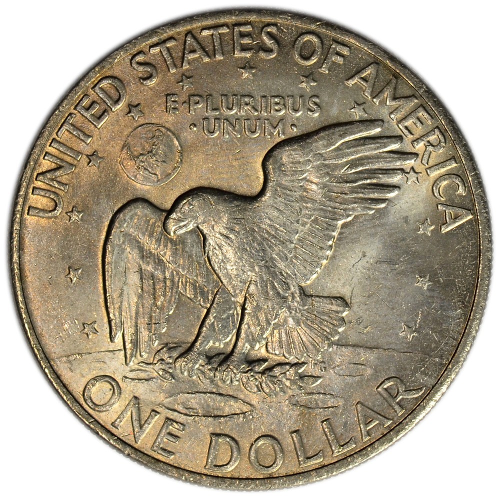 1972 $1 BU Copper-Nickel Clad Eisenhower Dollar Type 1