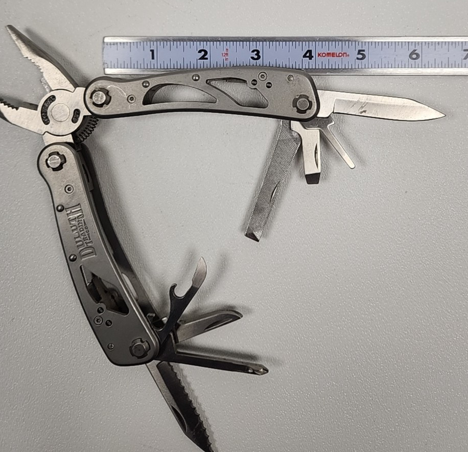 Duluth Trading Co. Multi-Tool Stainless 2CR Used Condition w/Protective Sheath