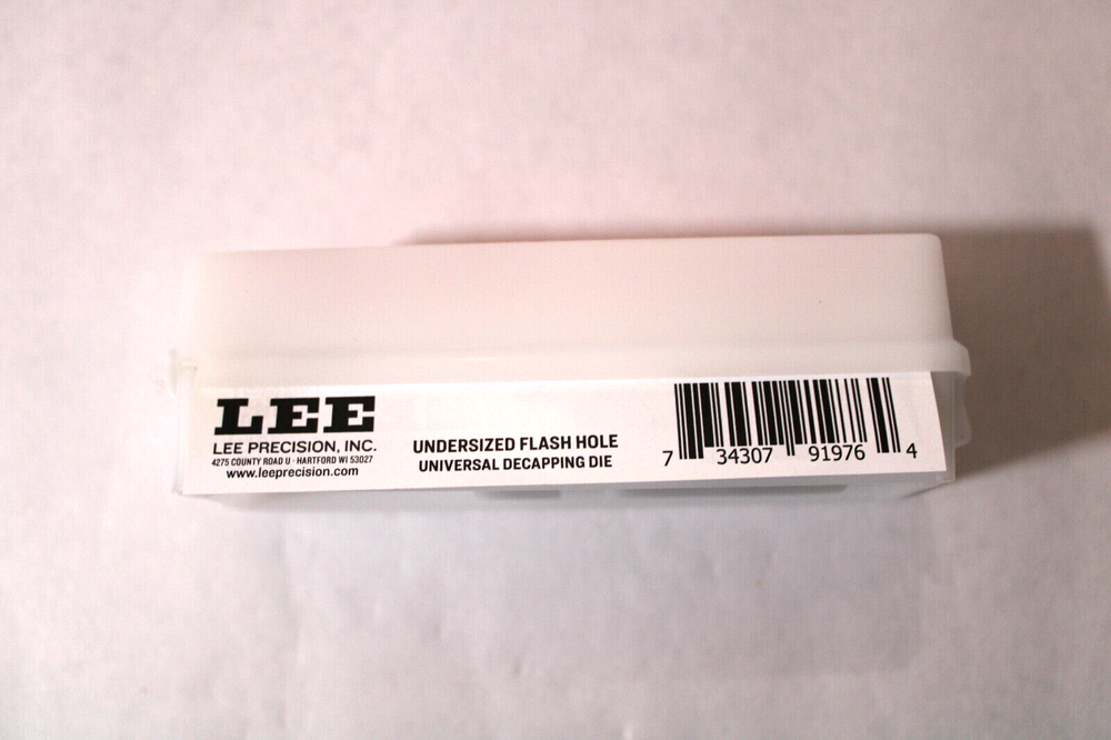 Lee 91976 Undersize Flash Hole Universal Decapping Die (Ships Within 1 Bus. Day)