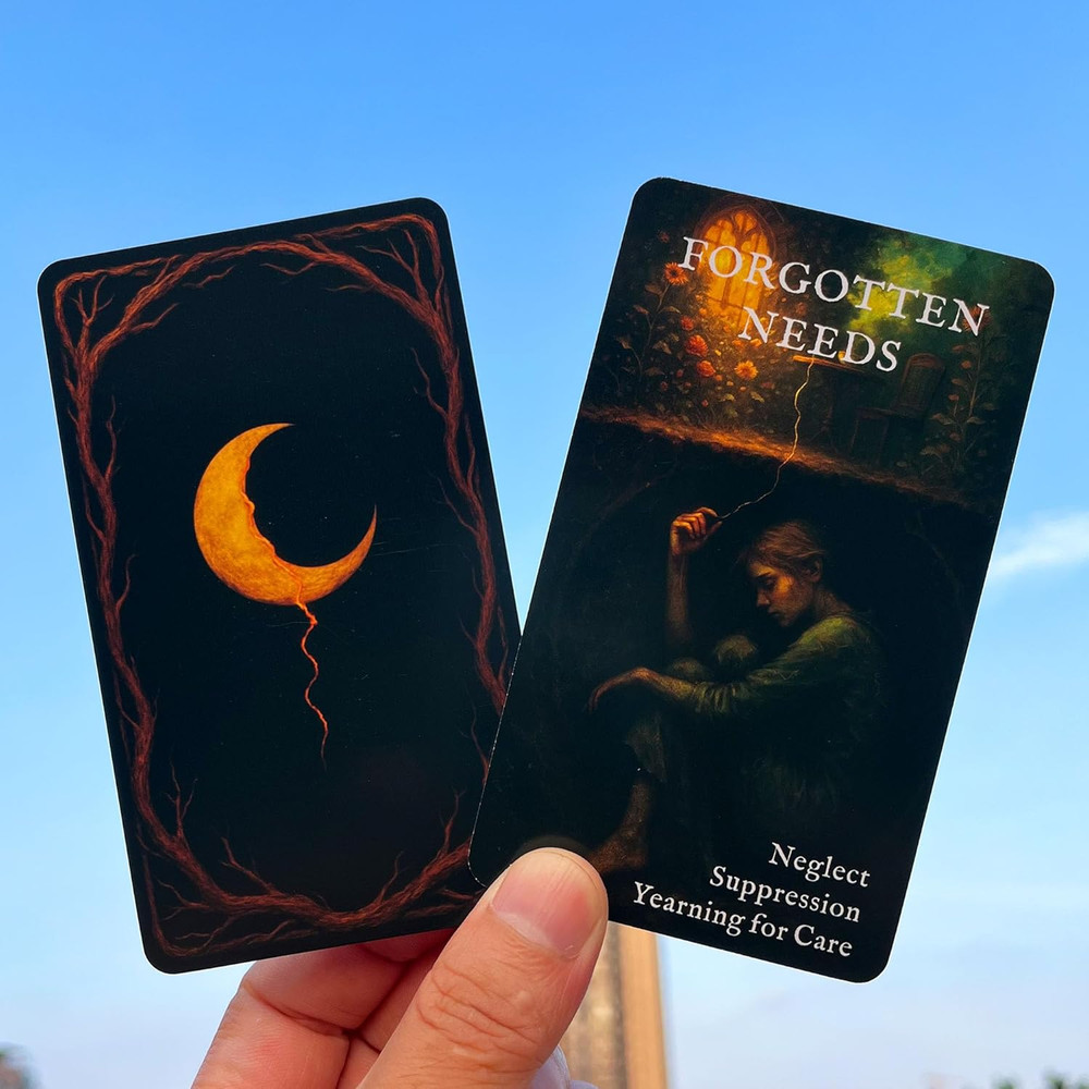 Shadow Work Oracle Deck, 54 Healing Oracle Cards for Beginners, Self-Discovery C