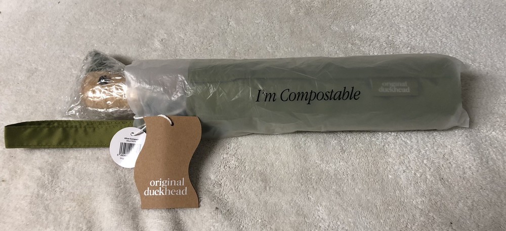 Original Duckhead -Olive Eco-Friendly Compact Duck Umbrella- NWT!