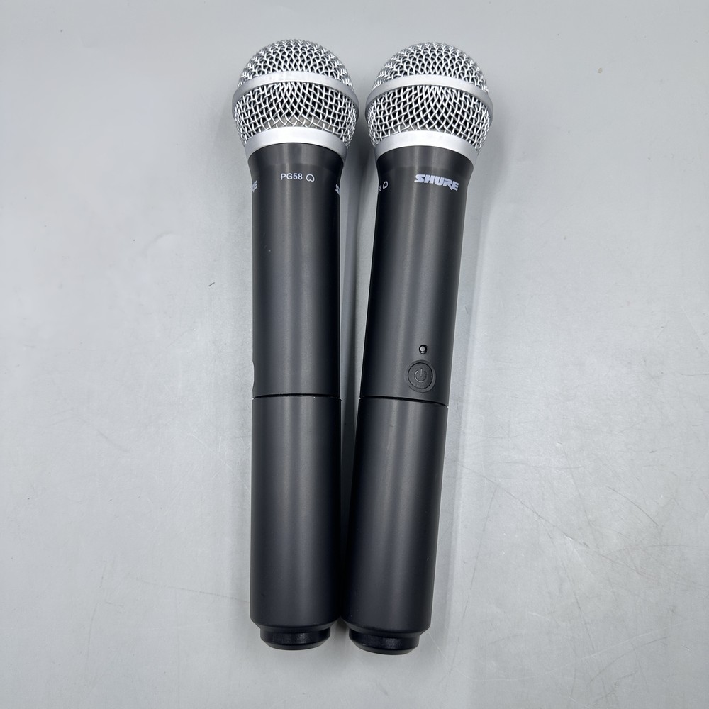 BLX288/PG58 Shure with 2 Microphone Handheld Wireless Microphone System Come H10