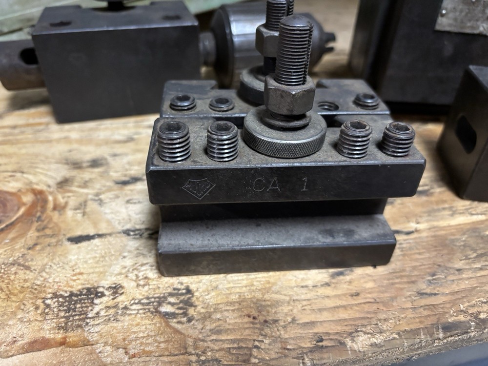 Aloris CA Quick Change Lathe Tool Post 7 pc Holder Set