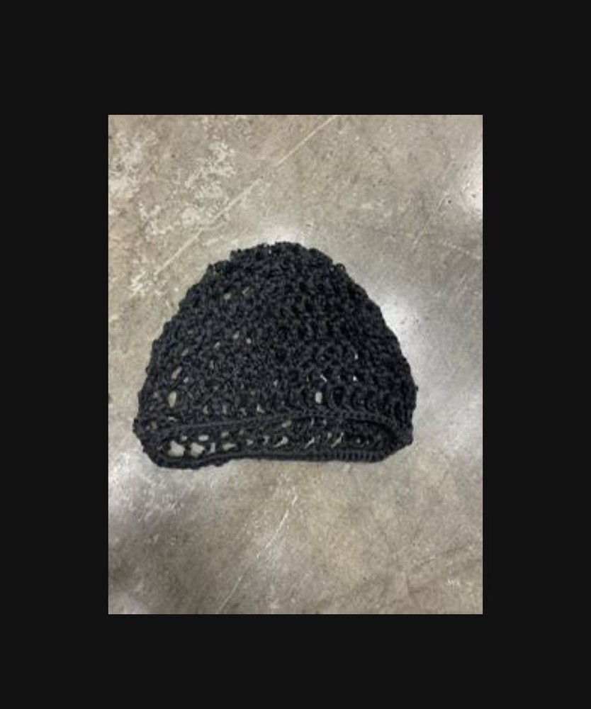 Knitted Black Beanie