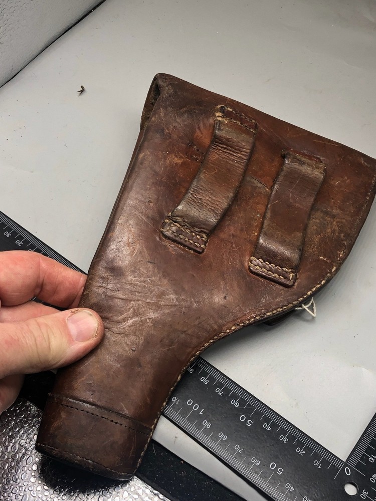Original Swedish Officer's 1907 Pattern Leather Holster