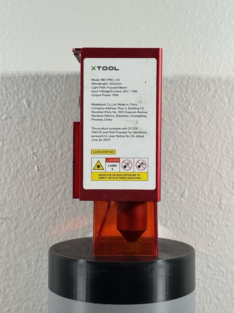 XTool MD1 PRO-L10 D1 Diode Laser Engraver Red