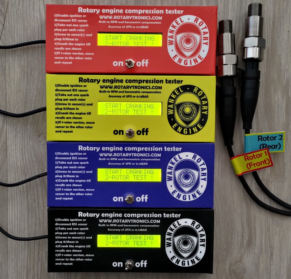 Rotary Engine Compression Tester MAZDA RX8 RX7 13B 12A 20B wankel renesis