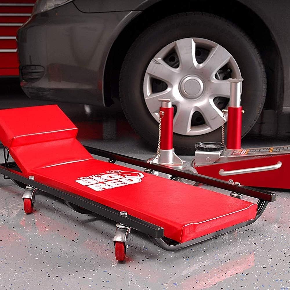 Compact 40" Rolling Garage Creeper with Easy Assembly & Comfort Features