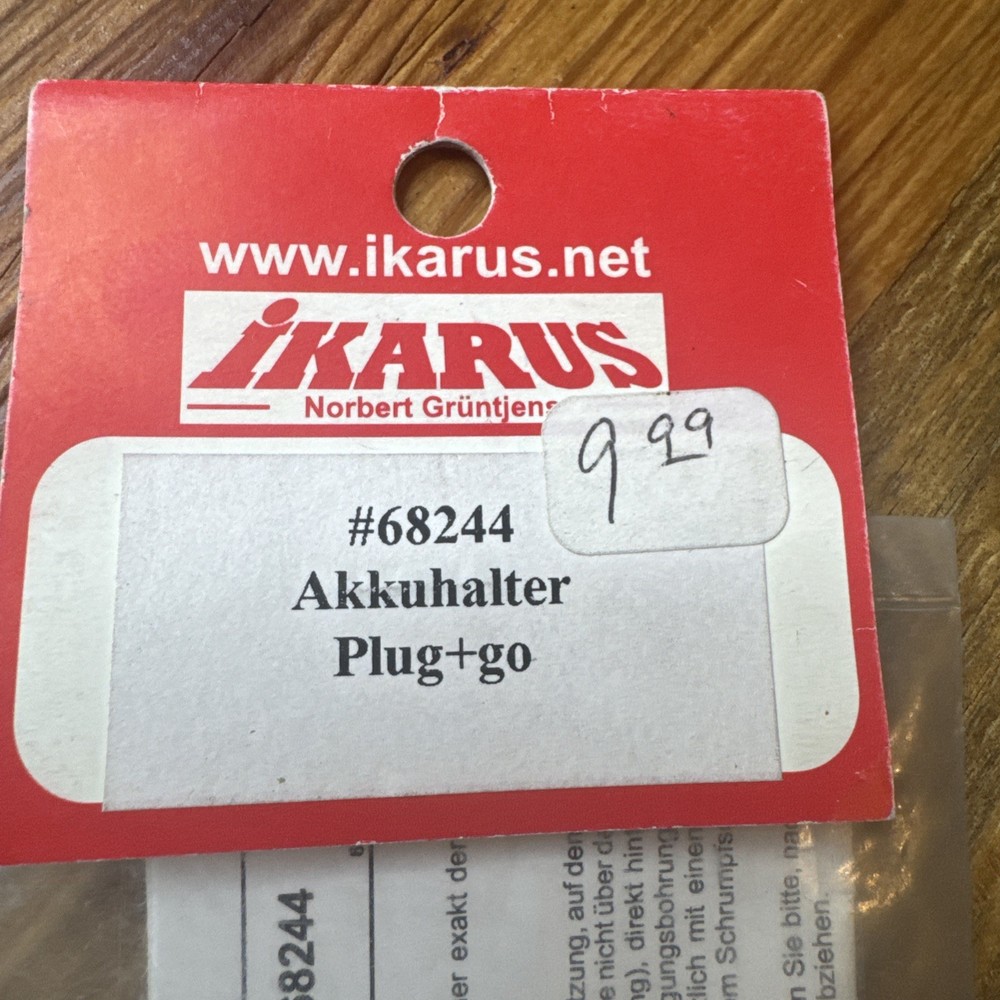 ikarus 68244 akkuhalter plug go rc