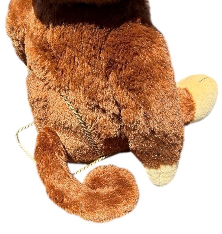 Build A Bear Smile Monkey Chimp Plush Stuffed Security Support Pet Toy
