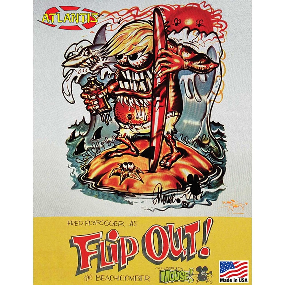 Fred Flypogger as Flip Out Stanley Mouse Plastic Model Kit Atlantis Models