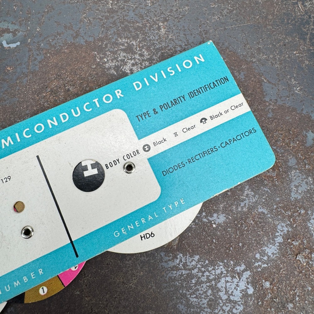 HUGHES PRODUCTS Semiconductor Division - Type & Polarity Identification Chart