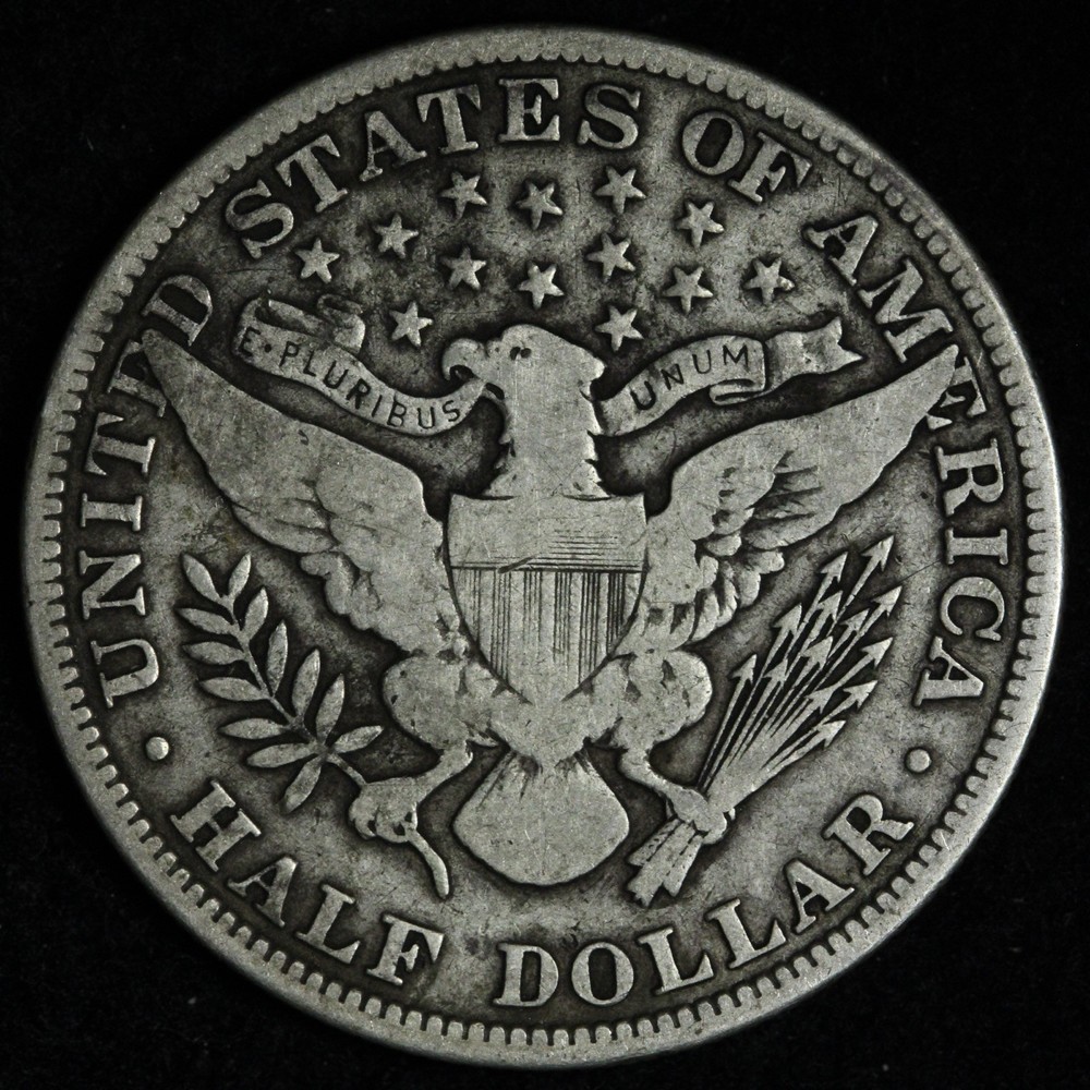 1911 Barber Silver Half Dollar FINE+/VF E326 RAID