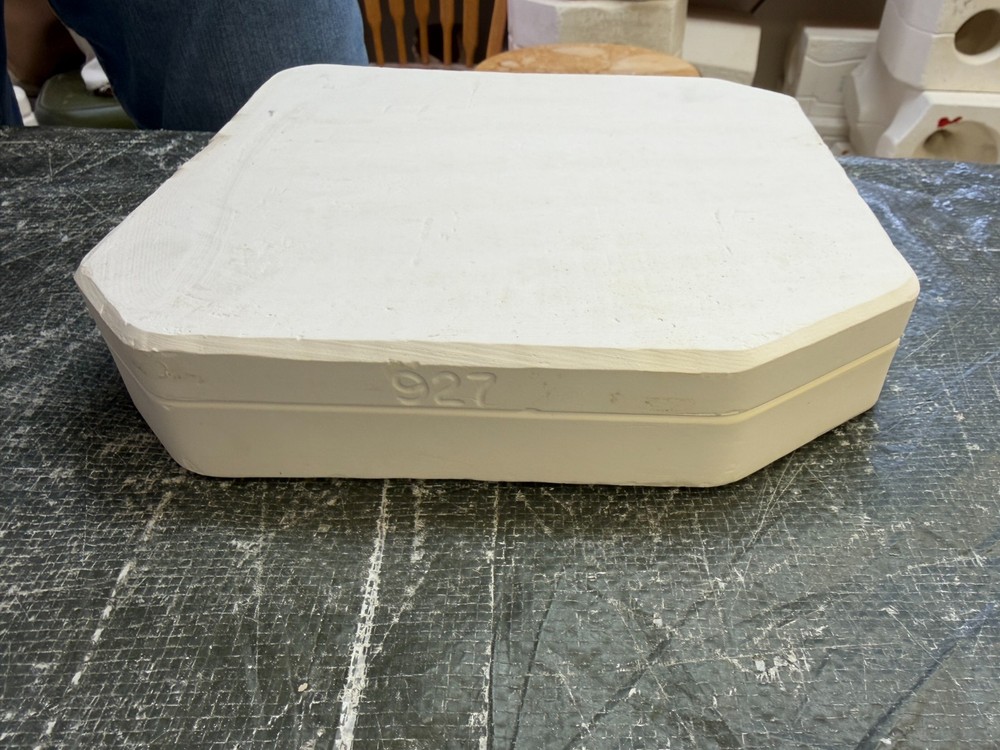 VINTAGE BOOTHE CERAMIC MOLD #927 SQUARE FRAME