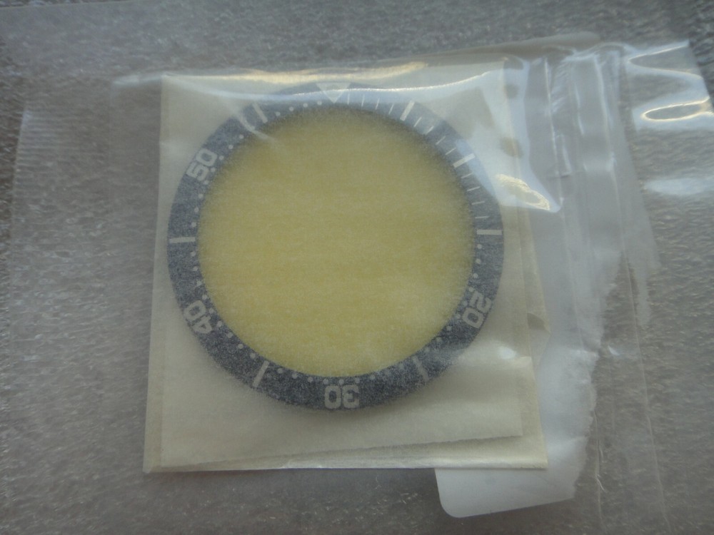 Genuine ORIS Top Bezel Insert Ring Diver 7609 Ø 47mm Small Second Blue