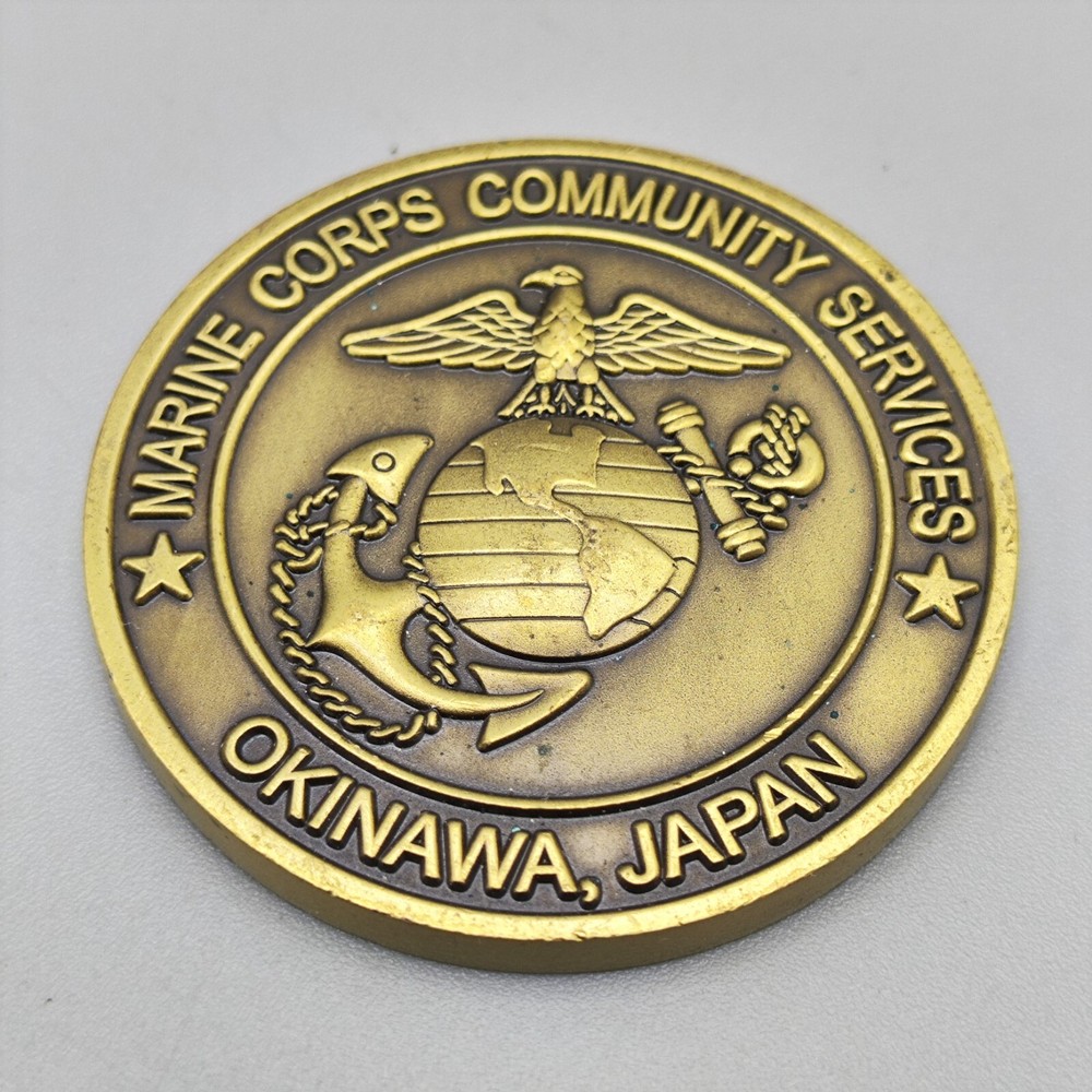 US Marine Corps Community Services Challenge Coin