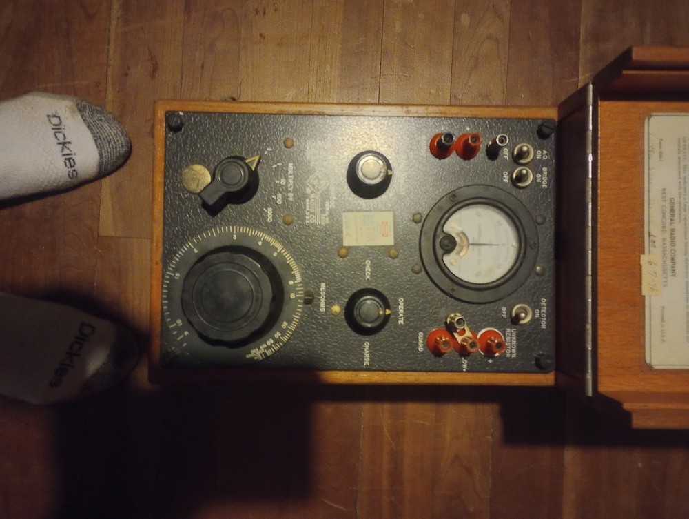 General Radio Megohm Bridge Nice Condition