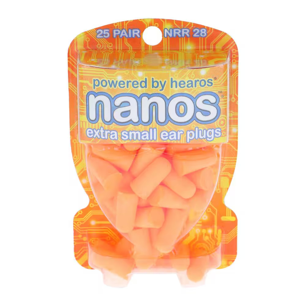 Nanos Extra Small Ear Plugs-6 Pack (150 Total Pairs)