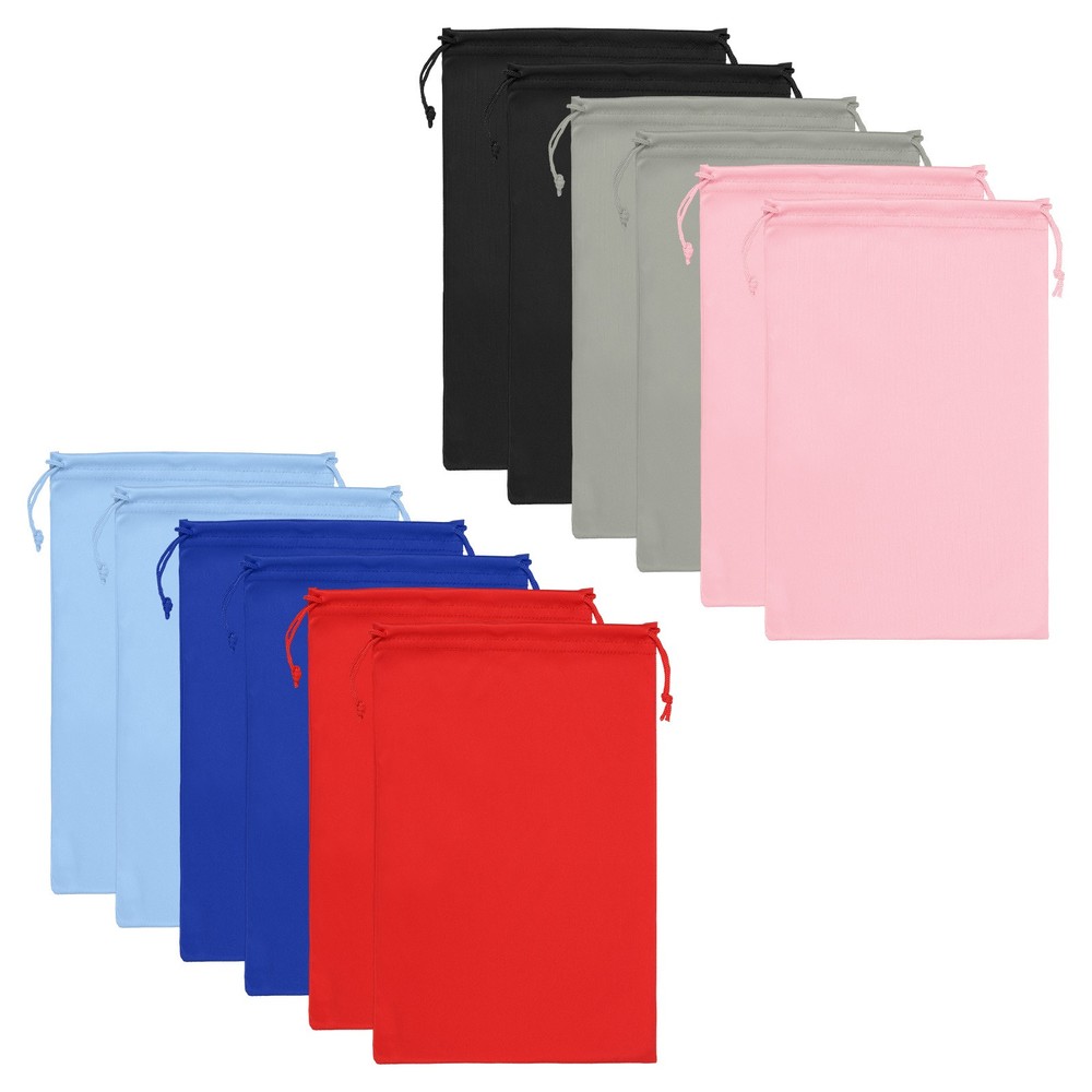 Ski Goggle Bag, 12 Pack Microfiber Snow Goggles Case Sleeve, 6 Colors