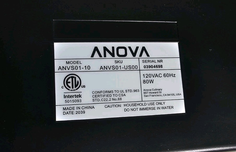 Anova Precision Vacuum Sealer Black (ANVS01-10)
