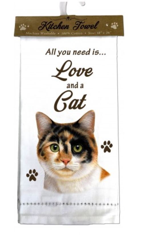 CALICO COTTON KITCHEN DISH TOWEL