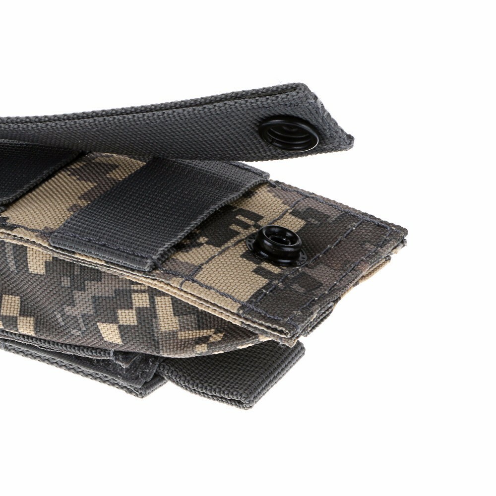 Folding Multi Function Pocket Knife Utility Tool Pouch Shealth Holster Torch