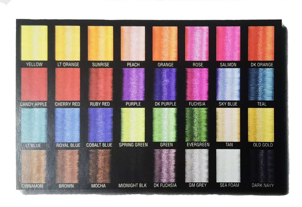 PAC BAY NYLON THREAD FULL 32 COLORS WRAPPING THREAD KIT SIZE A