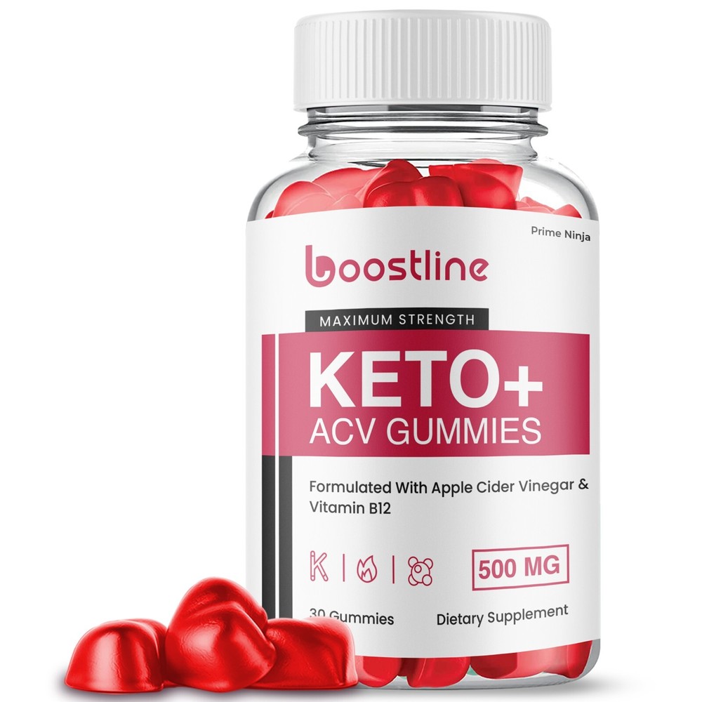 Boostline Keto ACV Gummies, Boost Line ACV Max Strength Gummies (2 Pack)