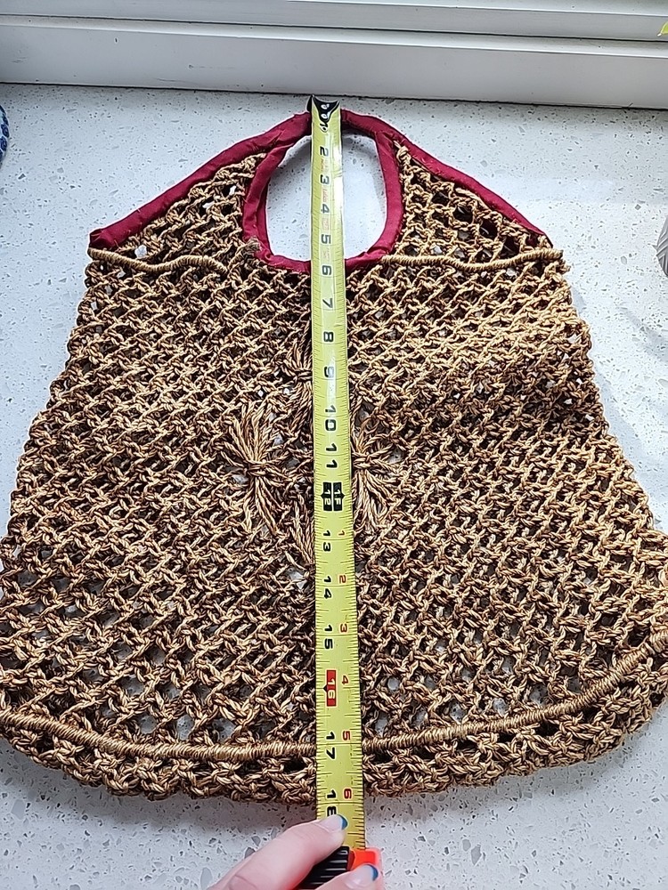 Vintage Sisal Mesh Bag