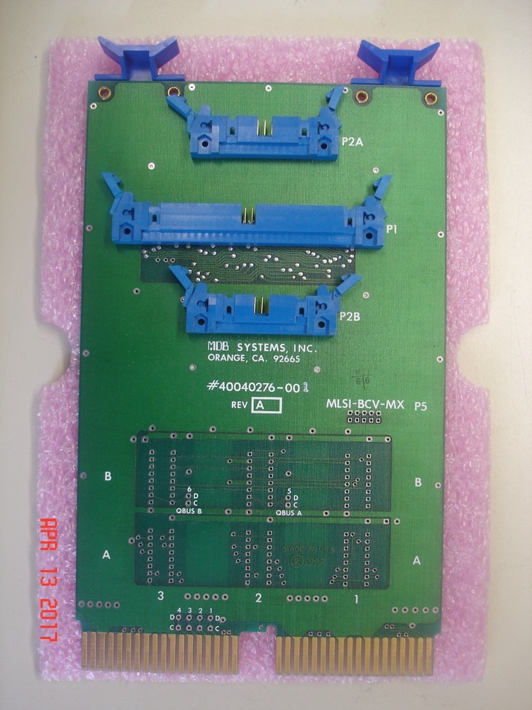 MLSI-BCV-MX  MDB SYSTEMS INTERCONNECT MODULE FOR DEC QBUS SYSTEMS #40040276-00