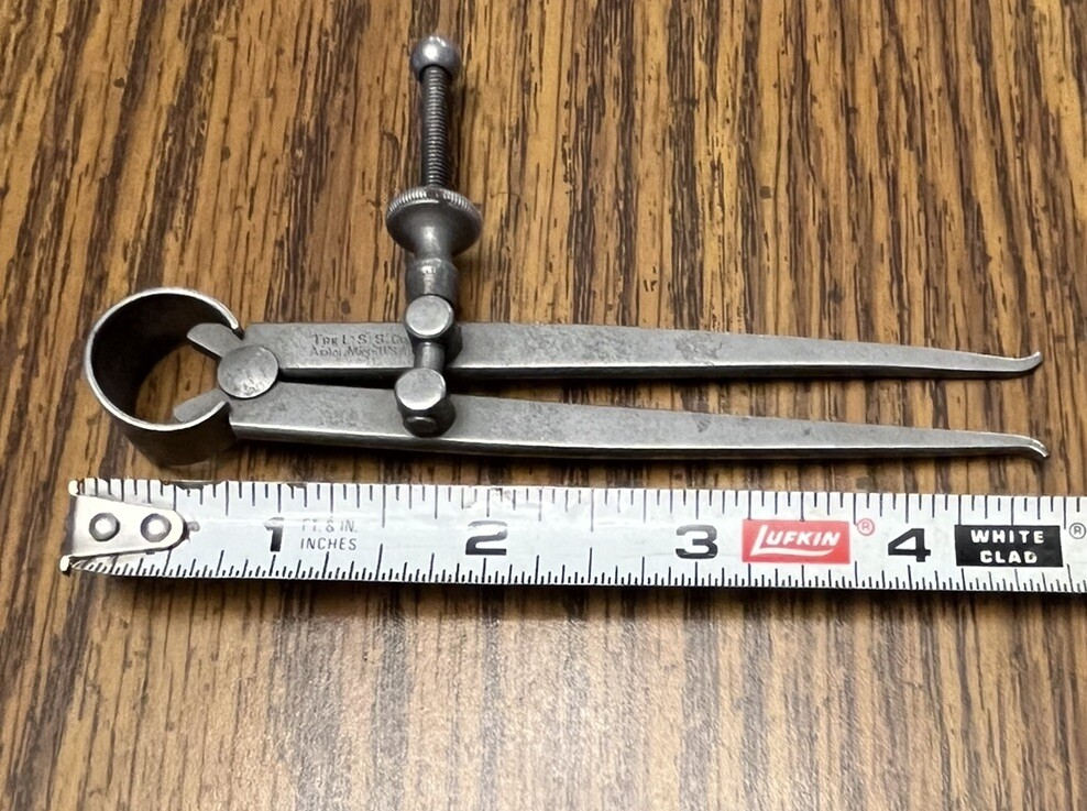 Vintage Starrett 4 1/2" Inside Spring Calipers