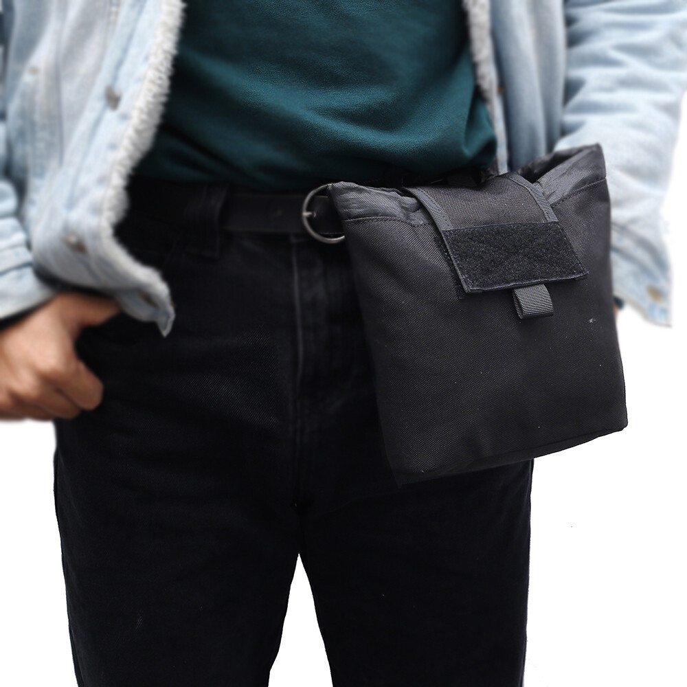 Foldable Molle Tactical Dump Pouch Drop Bag Accessories Pouches Tools Carrier