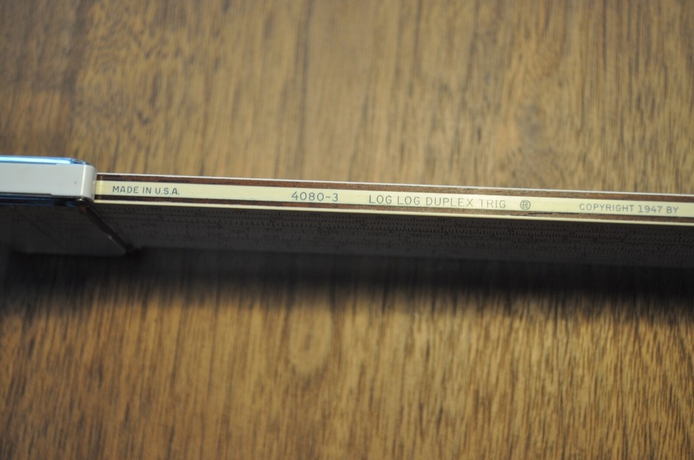 K&E 4080-3 LogLog Duplex Trig Slide Rule + Case