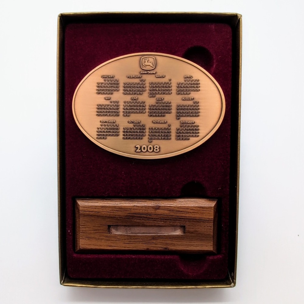 John Deere 2008 Calendar Medallion