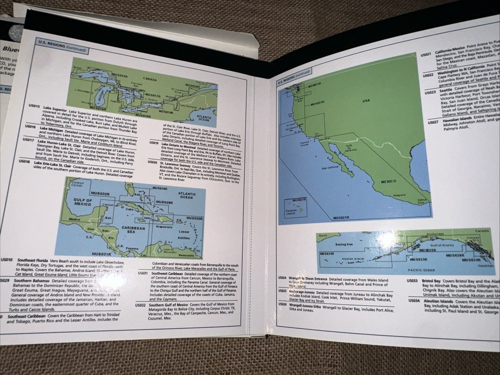 Garmin BlueChart America's CD ROM Mapsource version 4.01