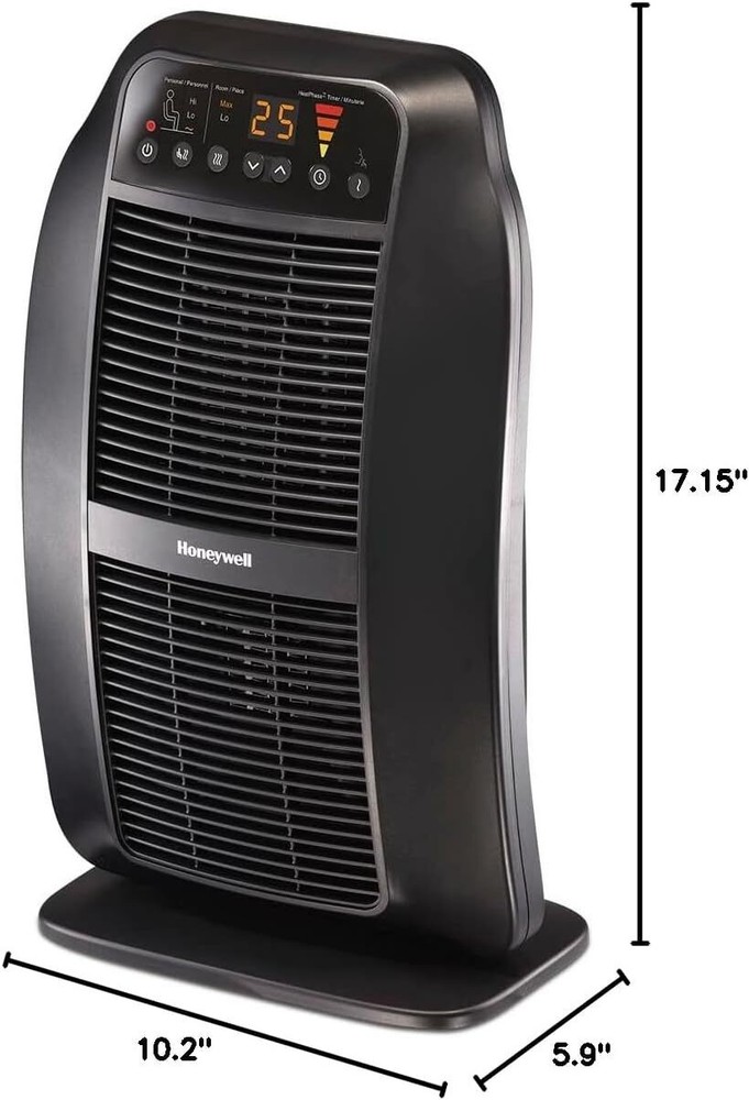 Electric Ceramic Heater with Multi-Directional Heating Programmable Thermostat