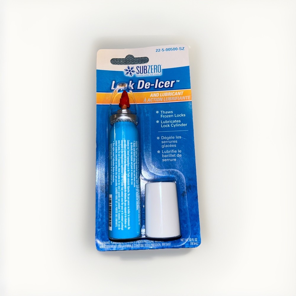 SUBZERO Lock De-Icer & Cylinder Lubricant for Padlocks, Auto Locks & More!