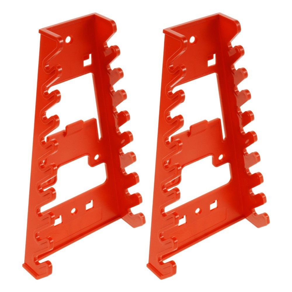 2 Pcs Wrenches Organizer Plastic Wall Mount Tool Holder Pegboard Small