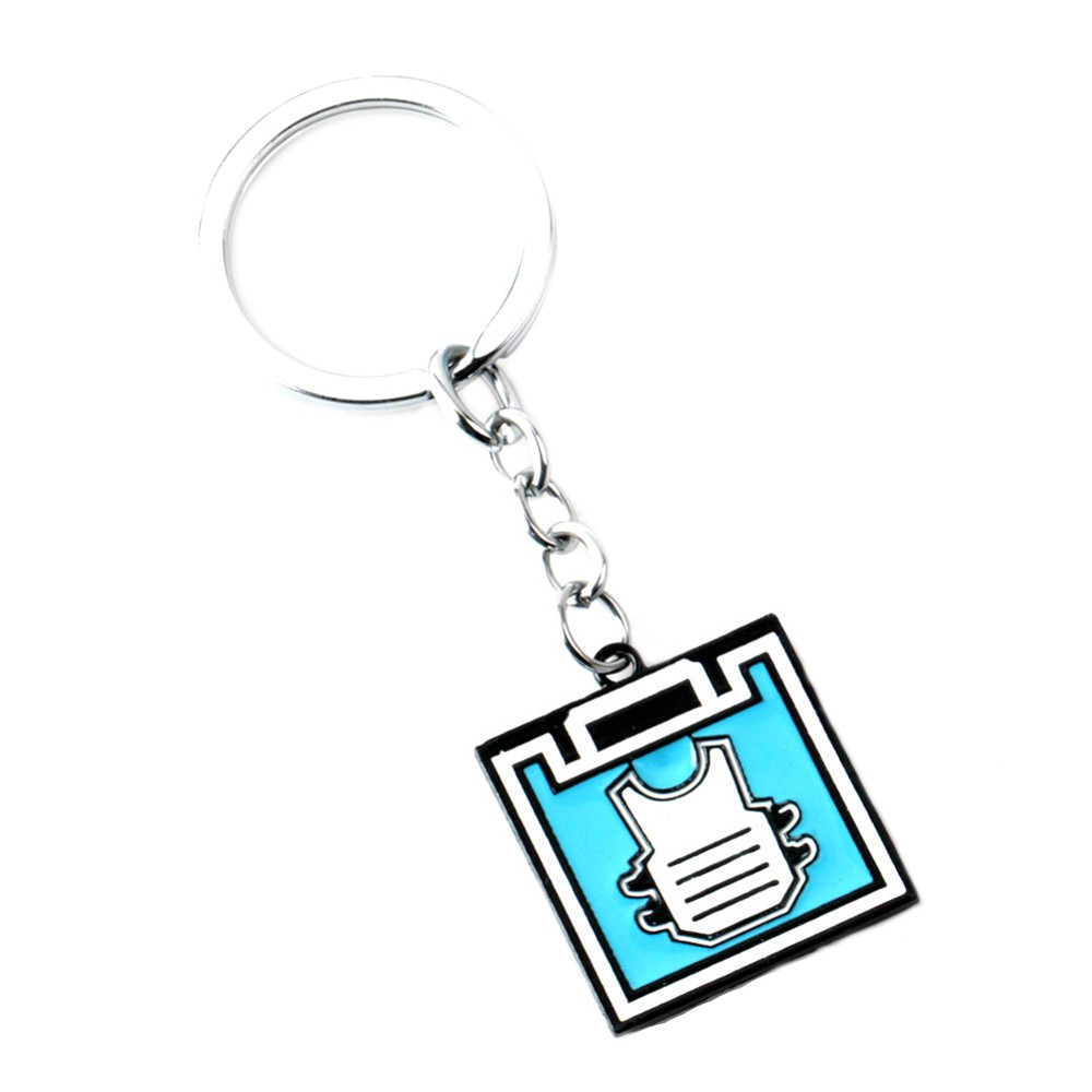 Tom Clancy Rainbow Six Metal Keychain Key Ring Pendant