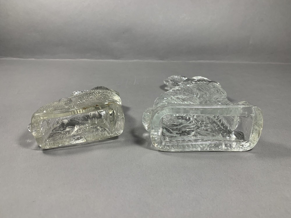 Vintage Easter Figural CANDY Container Chicken Nest Rabbits J.H. Millstein & Co.