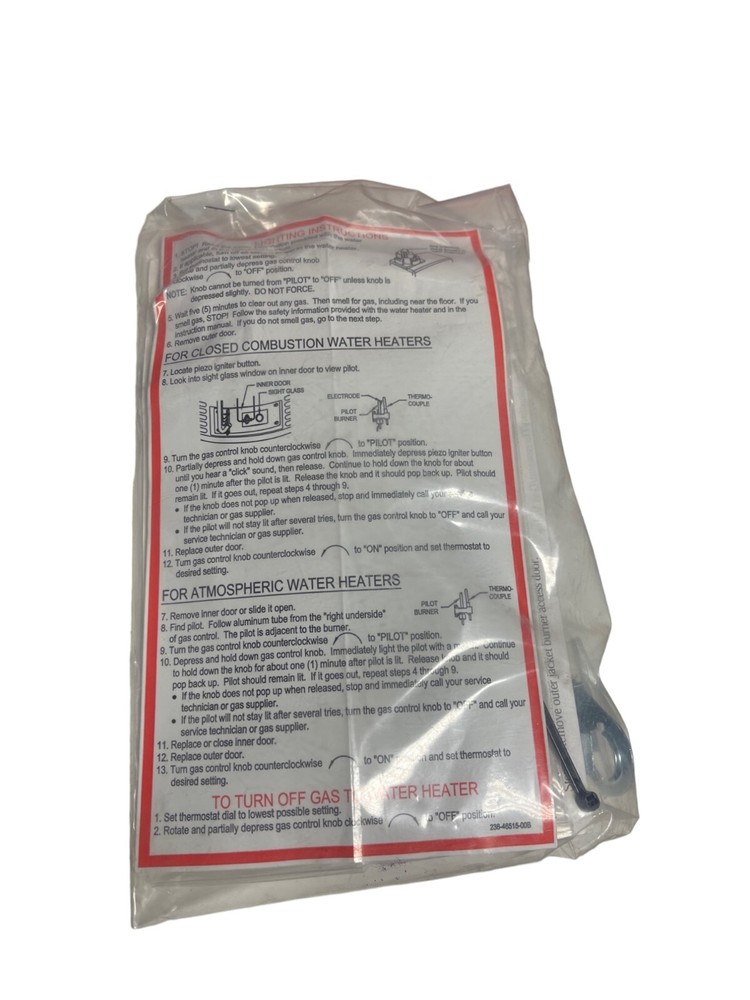 NEW Bradford White Combination Thermostat /Gas Valve Replacement **SALE**