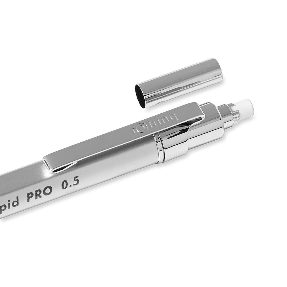 rOtring Rapid Pro Mechanical Pencil, 0.5 mm, Silver