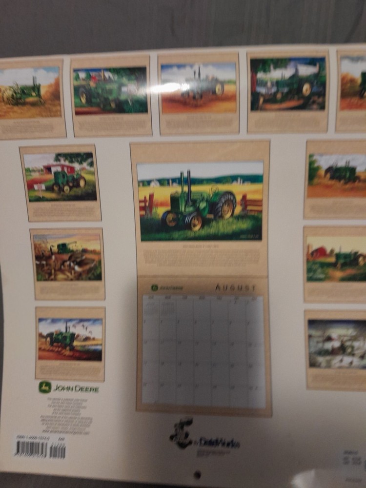 John Deere 2008 Calendar Good Preowned Condition