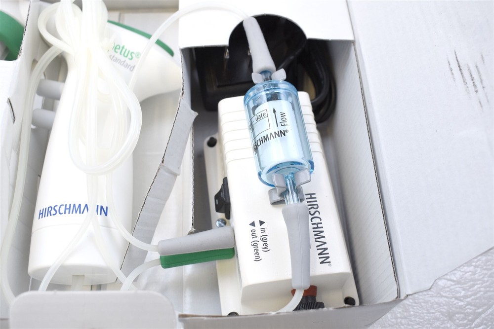 Hirschmann Pipetus-Standard w/ Filter US Plug New-Open Box