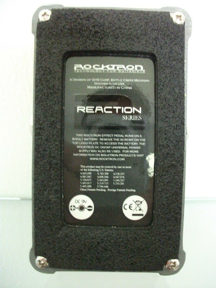 ROCKTRON REACTION SERIES DYNAMIC FILTER (AUTO WAH) DISTORTION EFFECT PEDAL GRAY