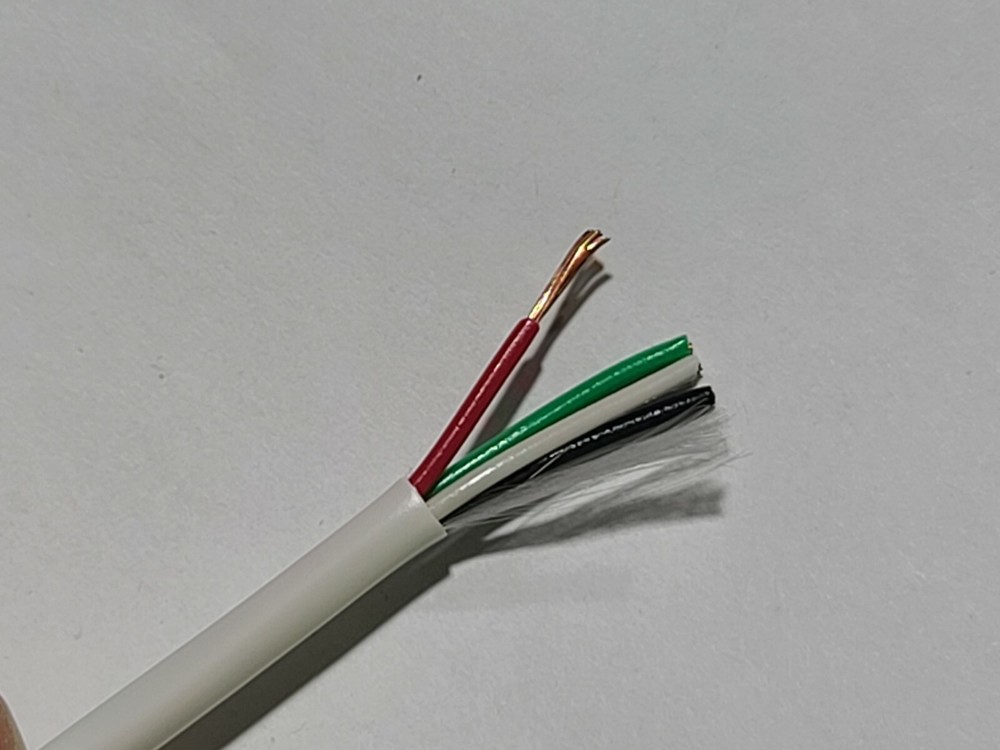 Advanced Digital 12204R 22/4C Stranded Riser Security/Alarm Cable White /100ft