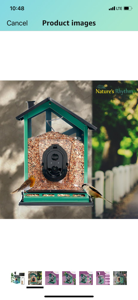 Bird Feeder Squirrel-Proof Bird Feeder With camera/ +EXTRA CAMERA/READ