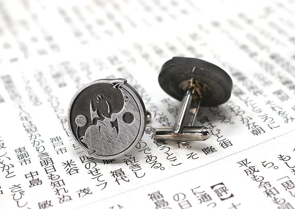 Moogle Yin & Yang Cufflinks - Final Fantasy
